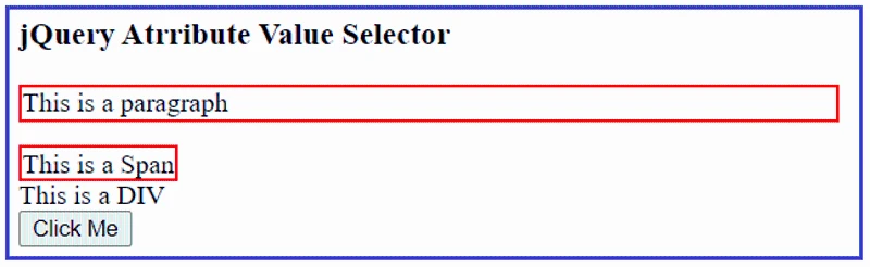jQuery [attribute~=value] セレクタ