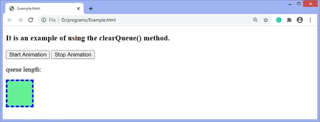 jQuery clearQueue() メソッド詳解：アニメーションキューの削除 - ITチュートリアル