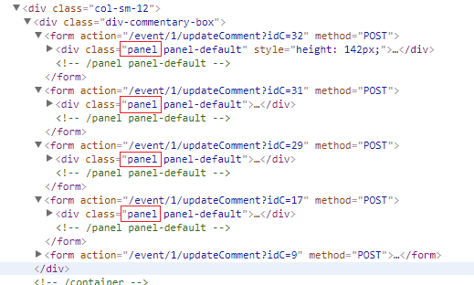 jQuery each element