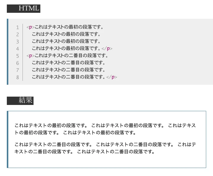 HTMLにおけるspanタグとpタグの違い - ITチュートリアル